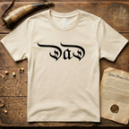 "Dad" Declaration of Independence Font Father's Day Light T-Shirt