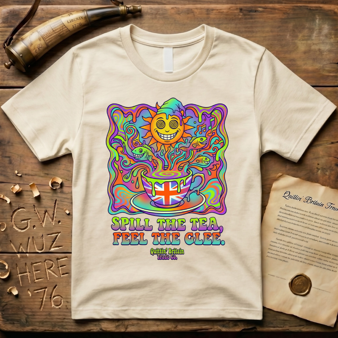 Dopamine Psychedelic Spill The Tea, Feel The Glee T-Shirt
