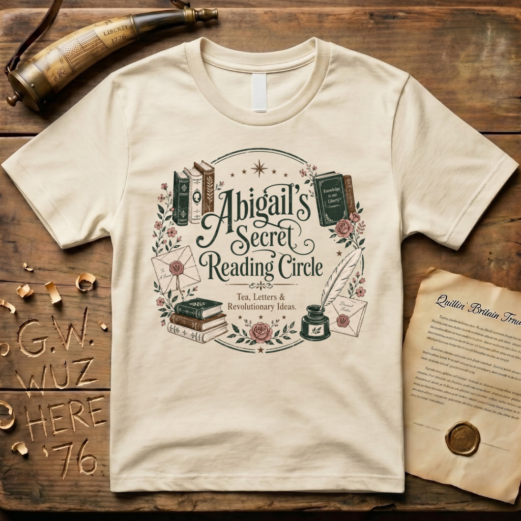 Abigail Adam's Secret Reading Circle T-Shirt
