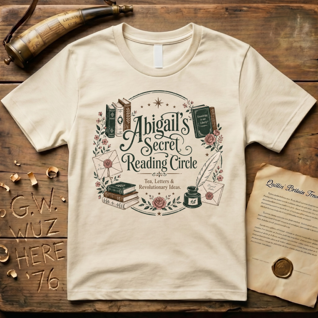 Abigail Adam's Secret Reading Circle T-Shirt