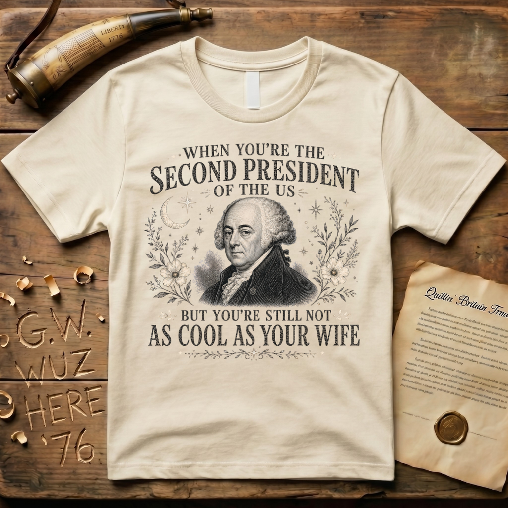 John Adams Not as Cool as Abigail T-Shirt