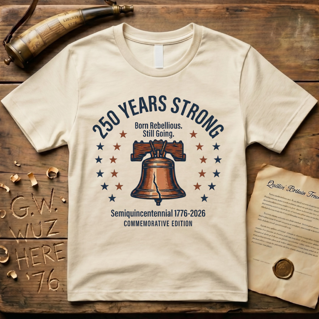 Semiquincentennial Commemorative Edition 250 Years Strong, Born Rebellious, Still Going T-Shirt