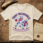 Trust The Republic - Ben Franklin Basketball 1776 T-Shirt