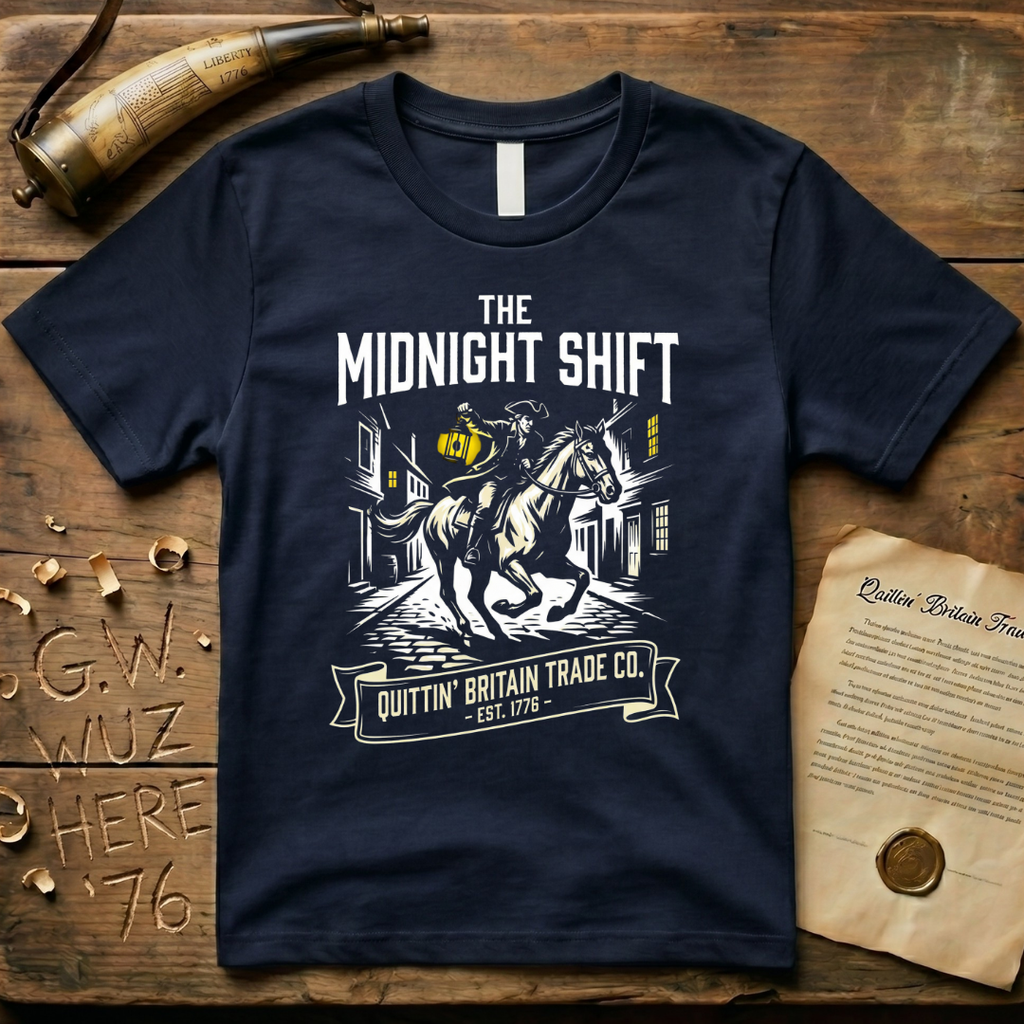 Paul Revere is on The Midnight Shift T-Shirt