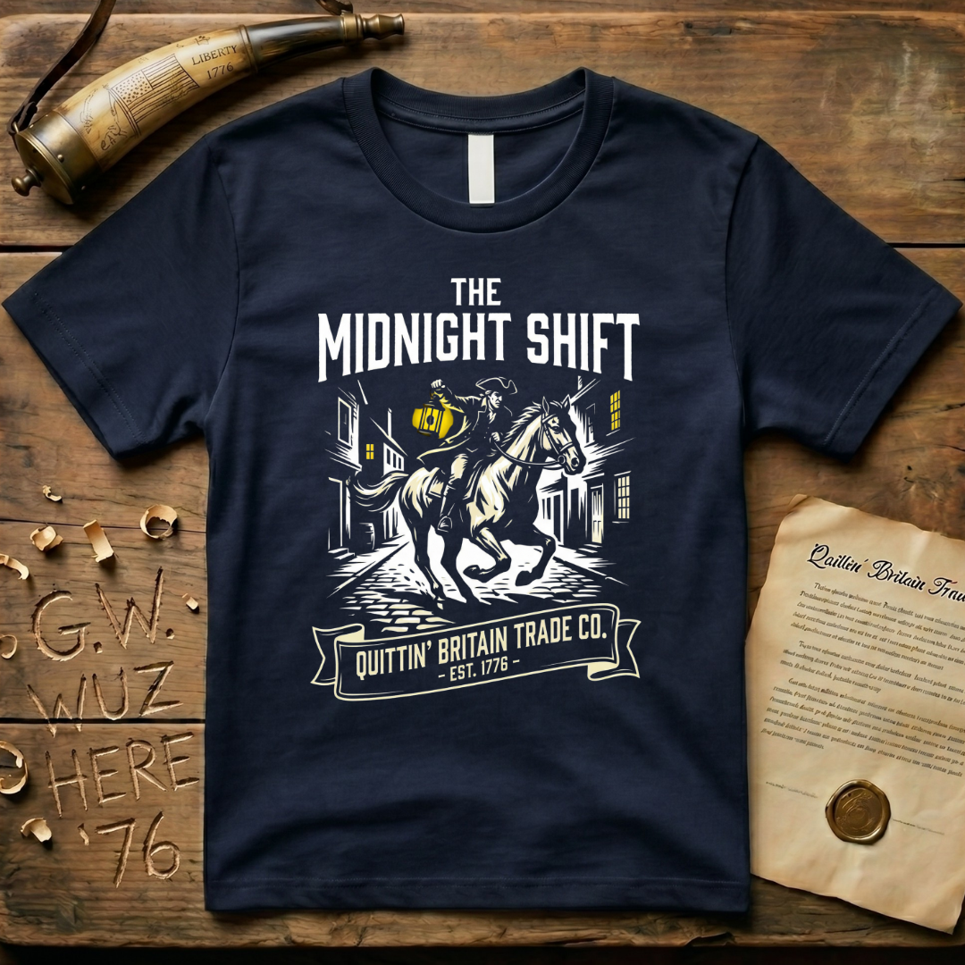 Paul Revere is on The Midnight Shift T-Shirt