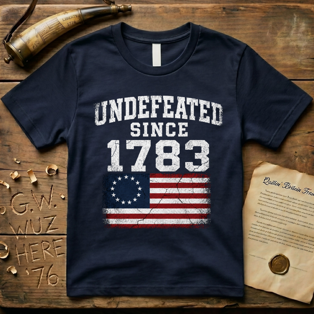 America Undefeated Since 1783 T-Shirt