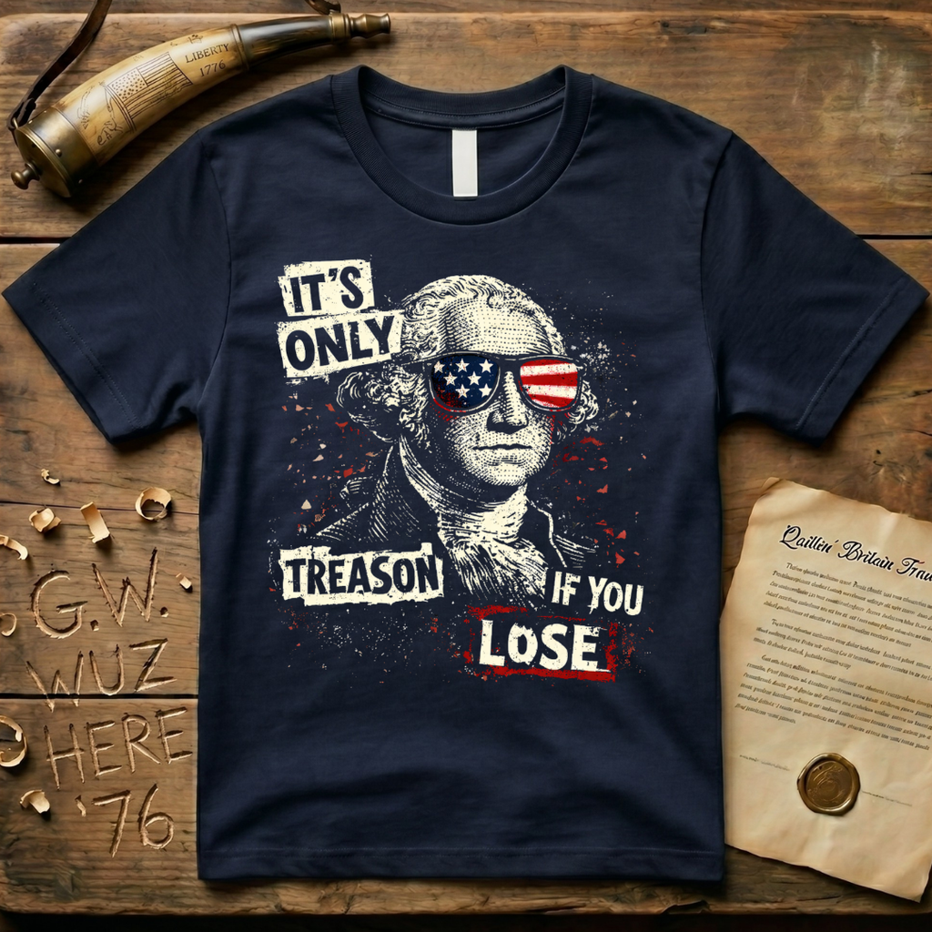 It's Only Treason If You Lose Dark Punk T-Shirt