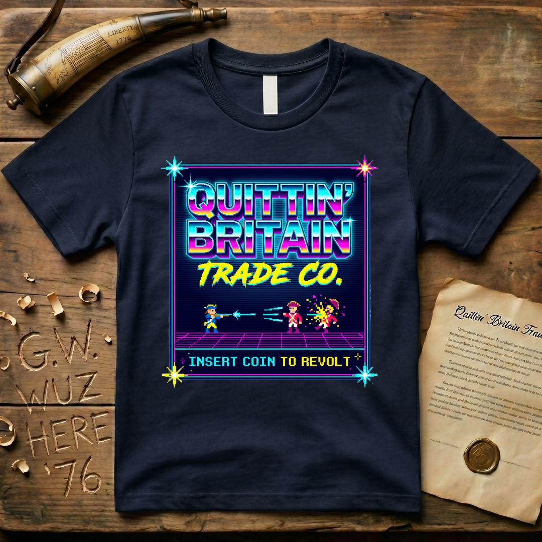 8-Bit Insert Coin To Revolt Arcade-Style T-Shirt
