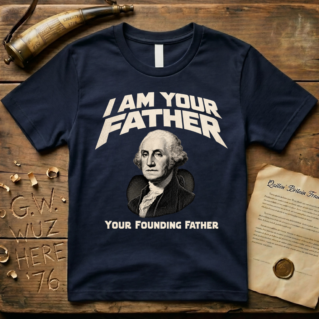 George Washington I Am Your Founding Father Dark Father's Day T-Shirt