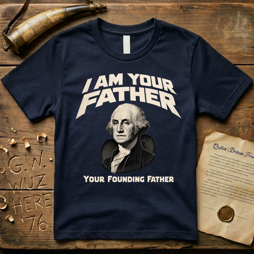 George Washington I Am Your Founding Father Dark Father's Day T-Shirt