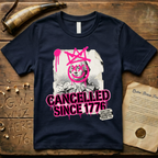 Quittin' Britain Trade Co. King George III Cancelled Since 1776 T-Shirt