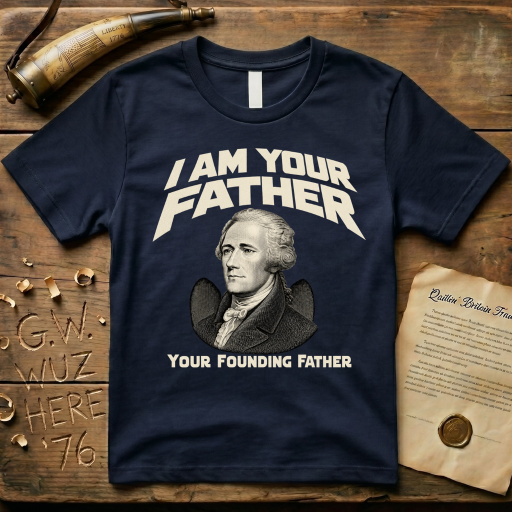 Alexander Hamilton I Am Your Founding Father Dark Father's Day T-Shirt