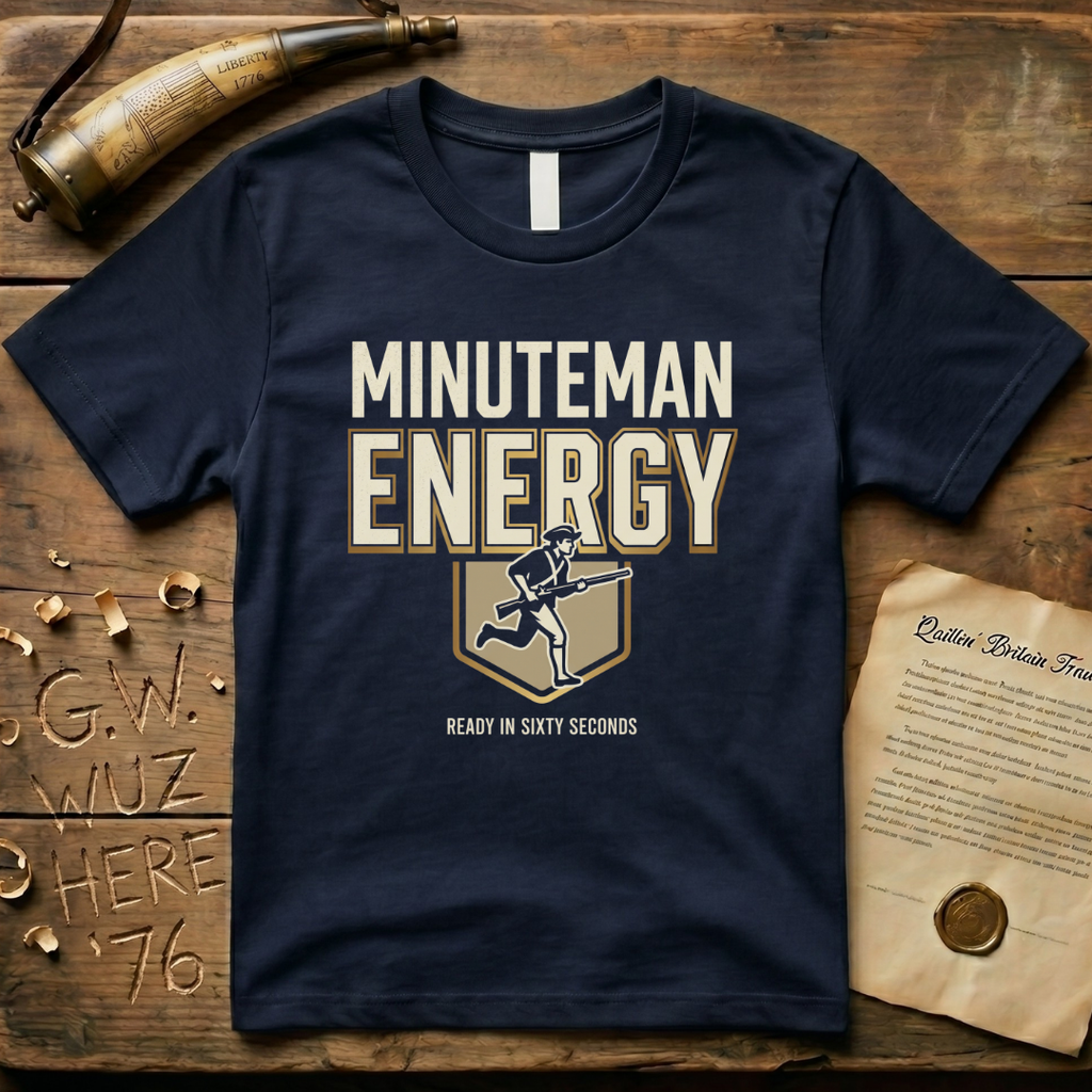 Minuteman Energy - Ready in Sixty Seconds Dark T-Shirt