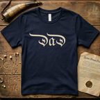 "Dad" Declaration of Independence Font Father's Day Dark T-Shirt