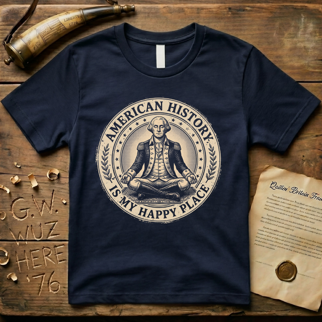 American History is My Happy Place Yoga T-Shirt