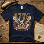 Majestic Eagle Land of the Free Dark Gold T-Shirt