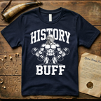 History Buff George Washington Gym Dark Design T-Shirt