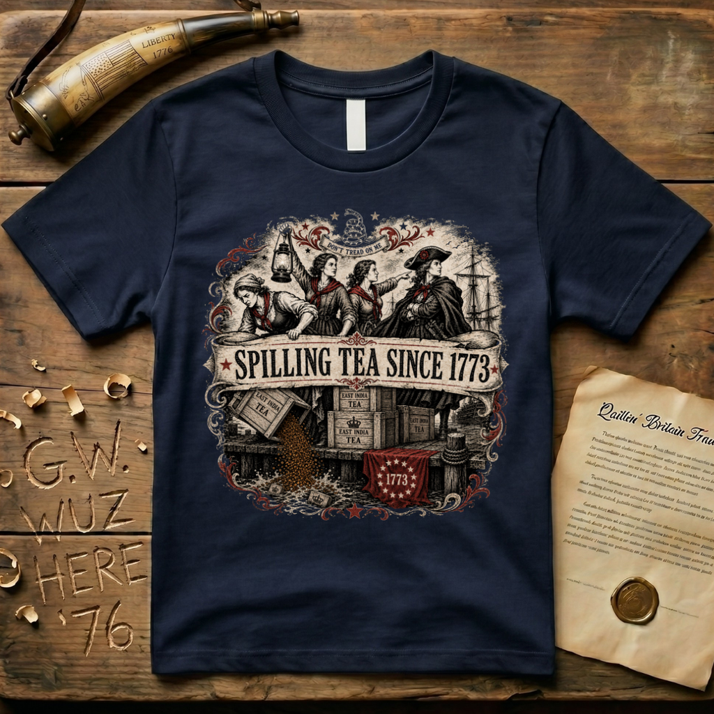 The Ladies of Boston Spilling Tea Since 1773 T-Shirt