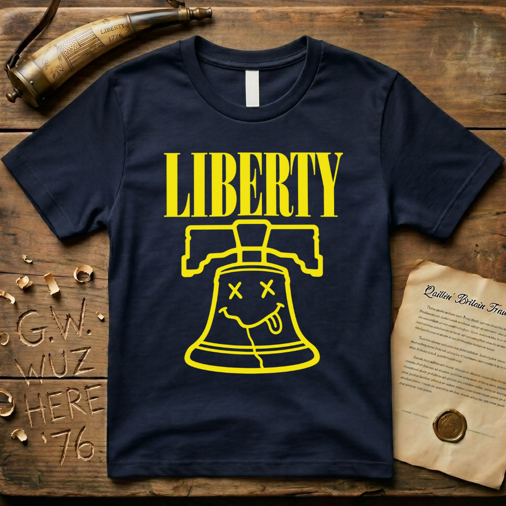 Grunge Liberty Bell 90's Design Dark T-Shirt