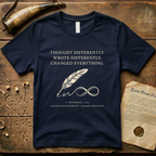 Thomas Jefferson - Changed Everything - Gold Autism Infinity Symbol T-Shirt