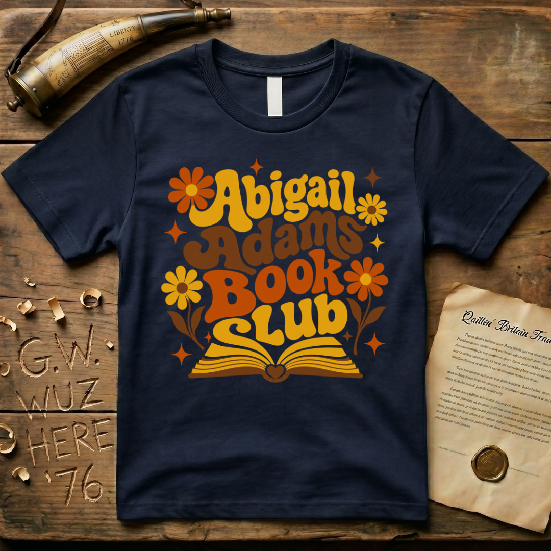 Abigail Adams Book Club 1970's Style T-Shirt