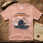 The Original Exit Strategy 1776 Independence Division T-Shirt