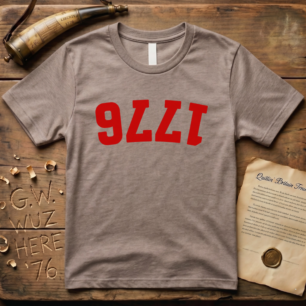 Red Upside Down 1776 T-Shirt