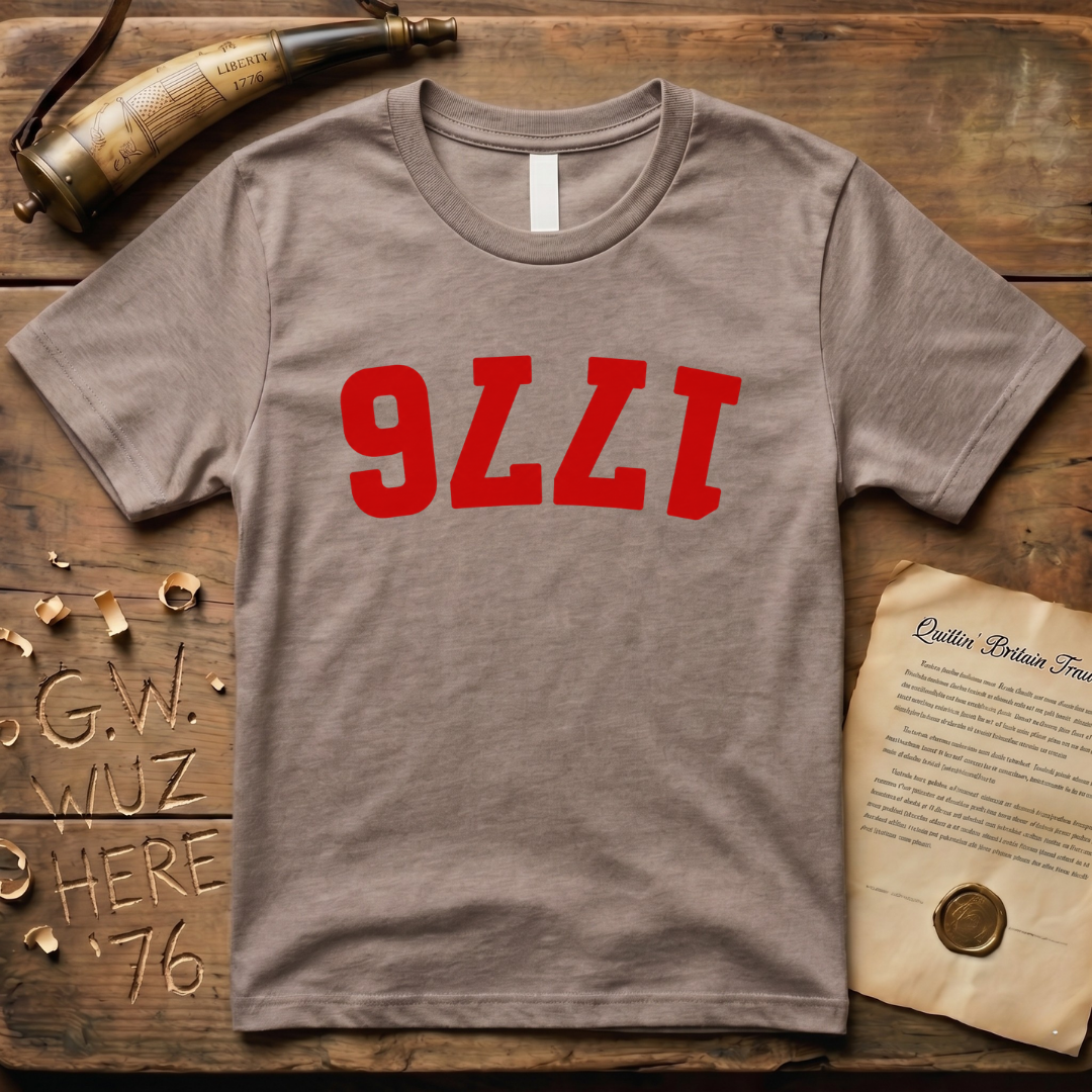 Red Upside Down 1776 T-Shirt