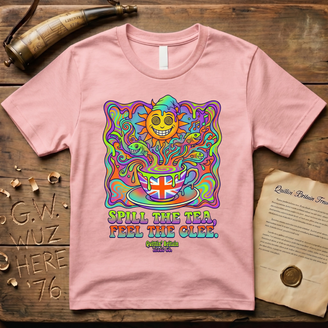 Dopamine Psychedelic Spill The Tea, Feel The Glee T-Shirt