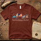 Teaching History is My Jam School Teacher Dark T-Shirt