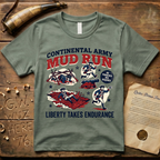 Continental Army Mud Run Liberty Takes Endurance T-Shirt