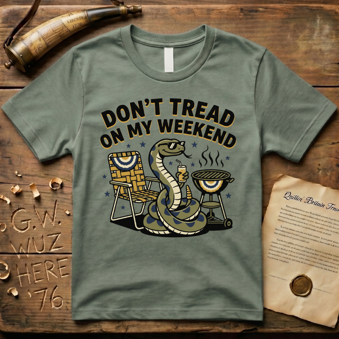 Don't Tread on My Weekend Snake Light T-Shirt