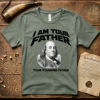 Benjamin Franklin I Am Your Founding Father Light Father's Day T-Shirt