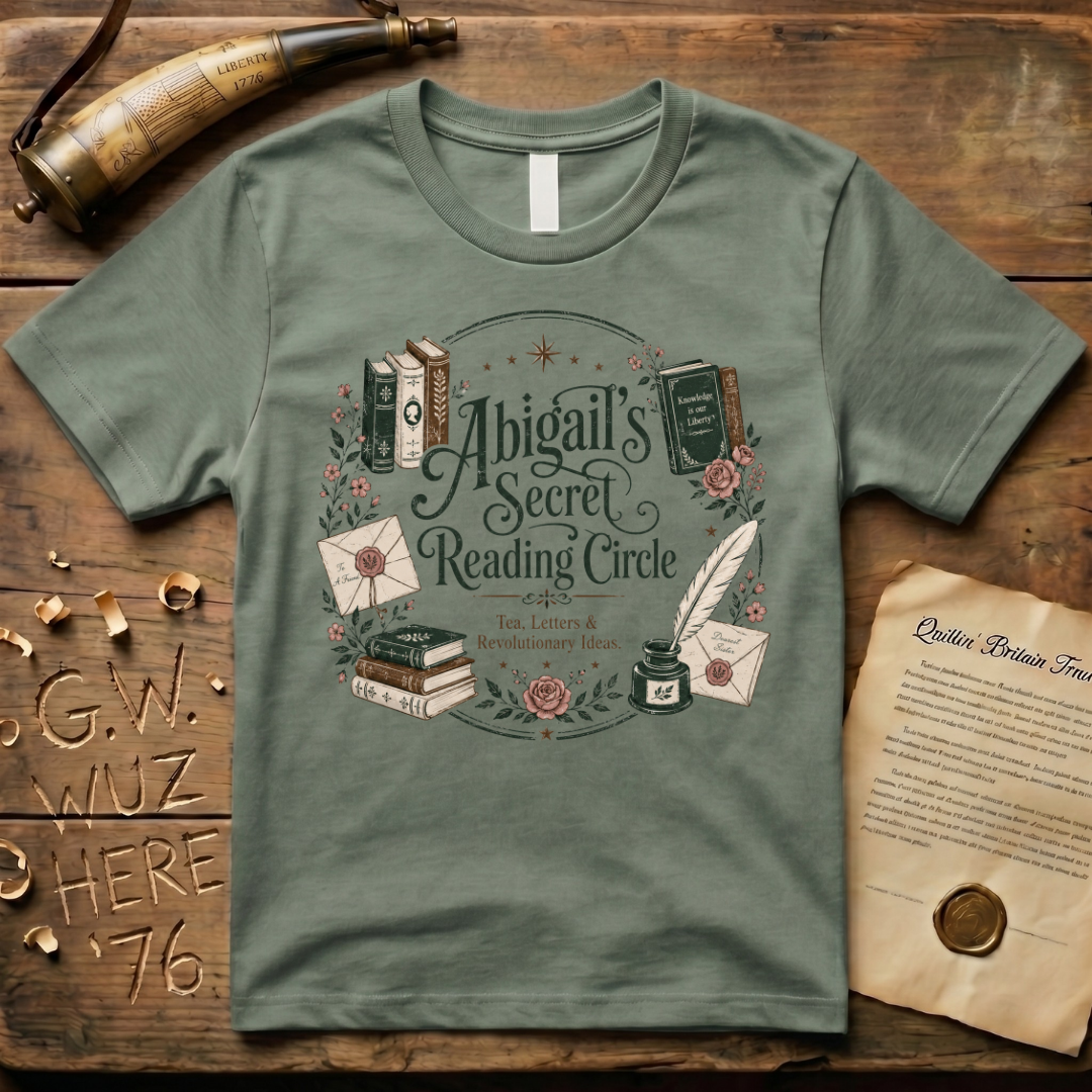 Abigail Adam's Secret Reading Circle T-Shirt