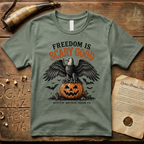 Freedom is Scary Good American Eagle Pumpkin Halloween T-Shirt