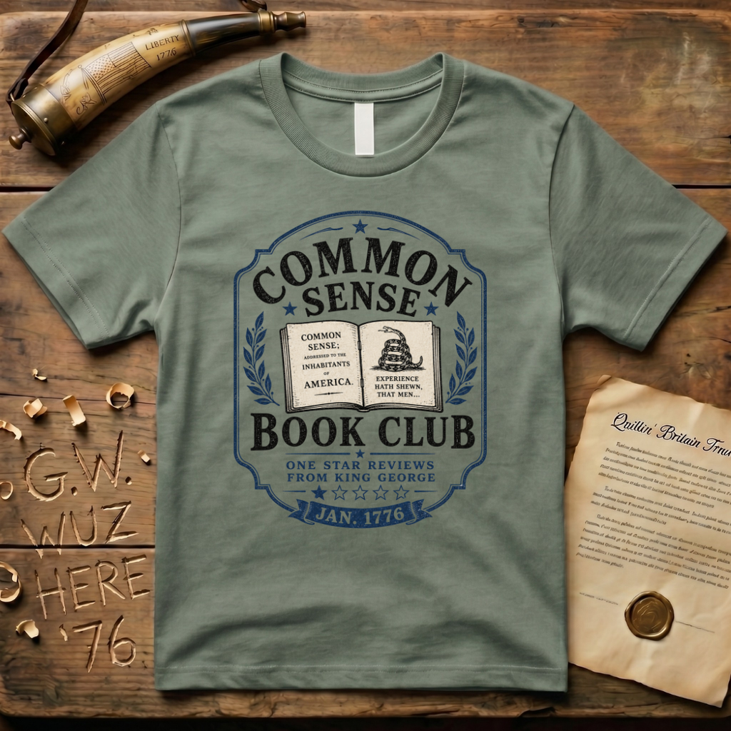 Thomas Paine Common Sense Book Club Light T-Shirt