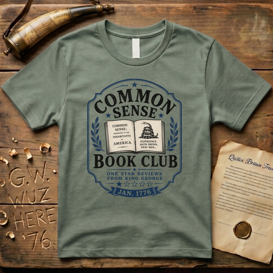 Thomas Paine Common Sense Book Club Light T-Shirt