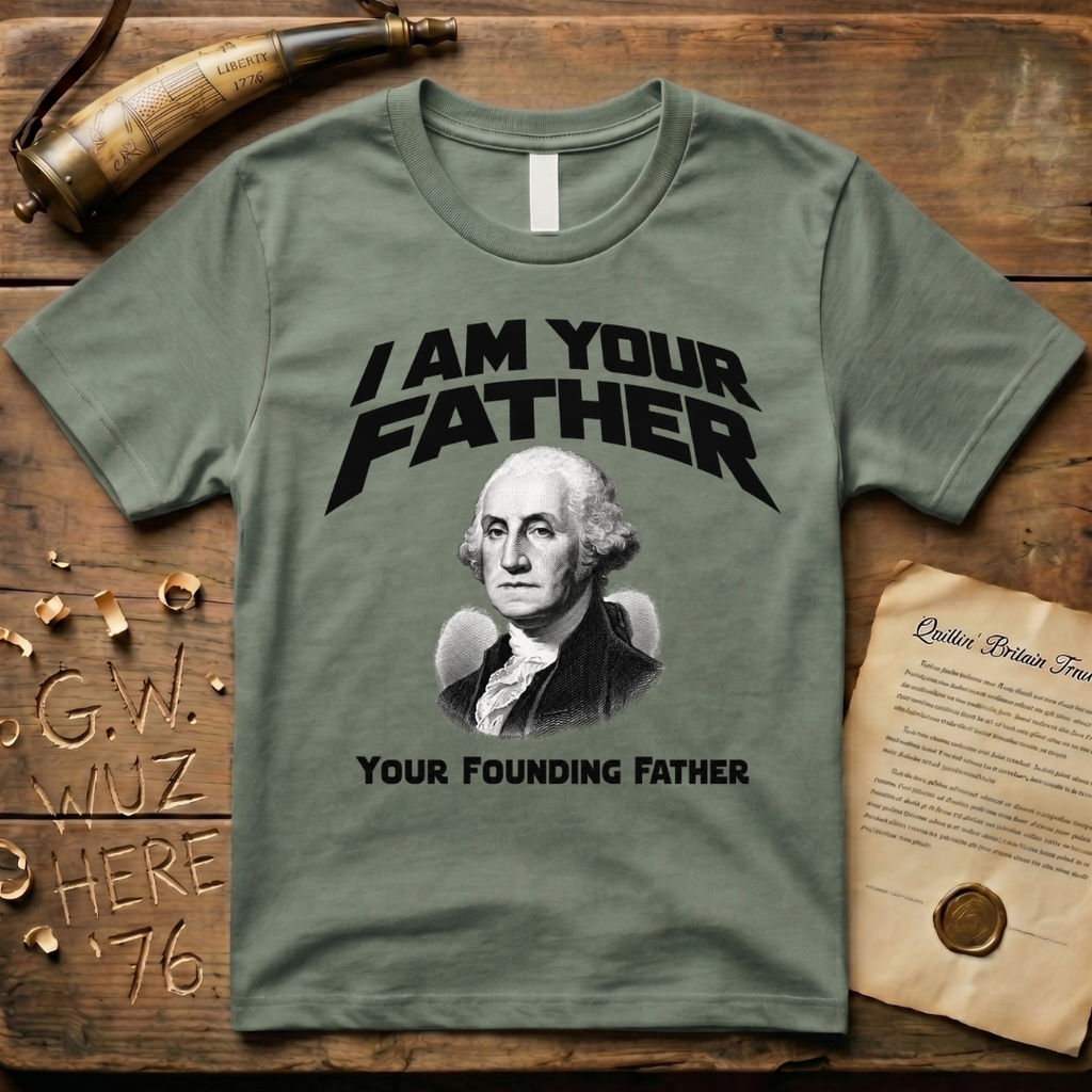 George Washington I Am Your Founding Father Light Father's Day T-Shirt