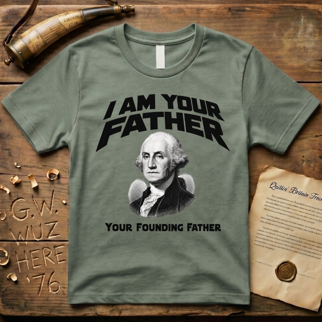 George Washington I Am Your Founding Father Light Father's Day T-Shirt