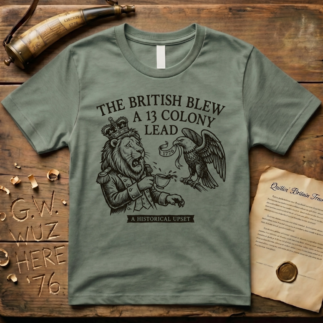 The British Blew a 13 Colony Lead Meme Design T-Shirt