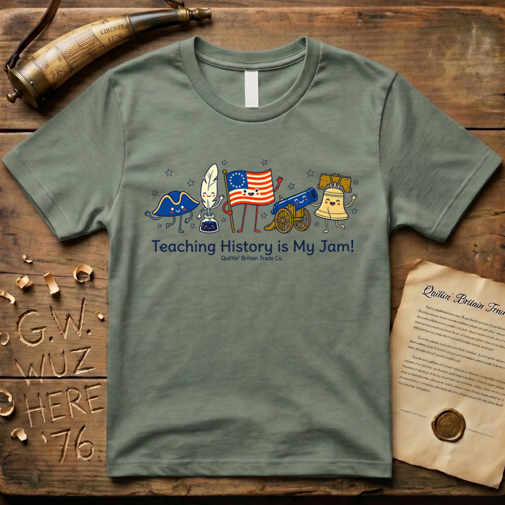 Teaching History is My Jam School Teacher Light T-Shirt