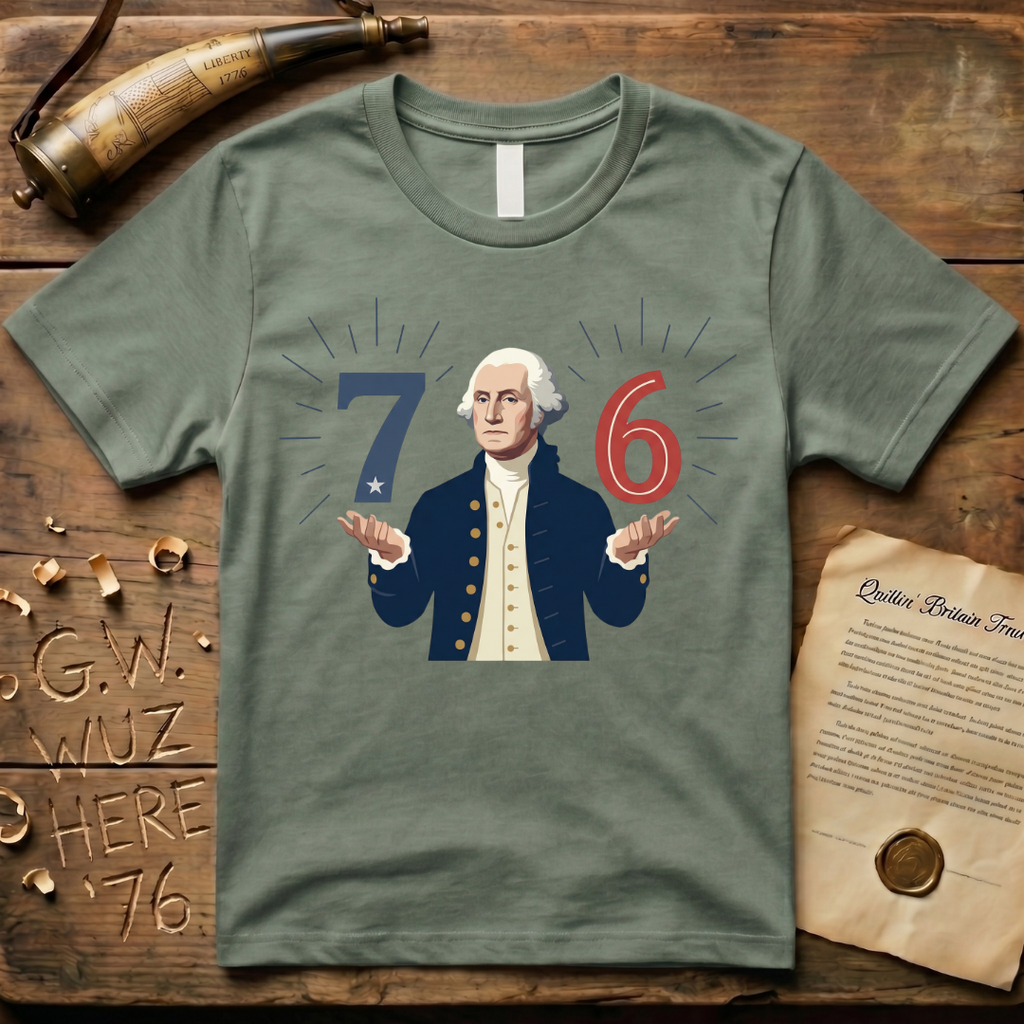 George Washington 1776 6-7 7-6 T-Shirt