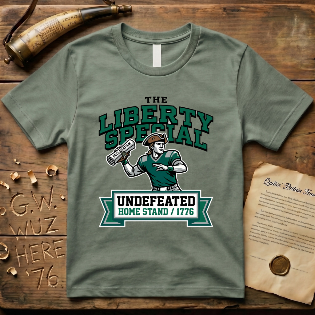 The Liberty Special - Undefeated Homestand 1776 Football T-Shirt