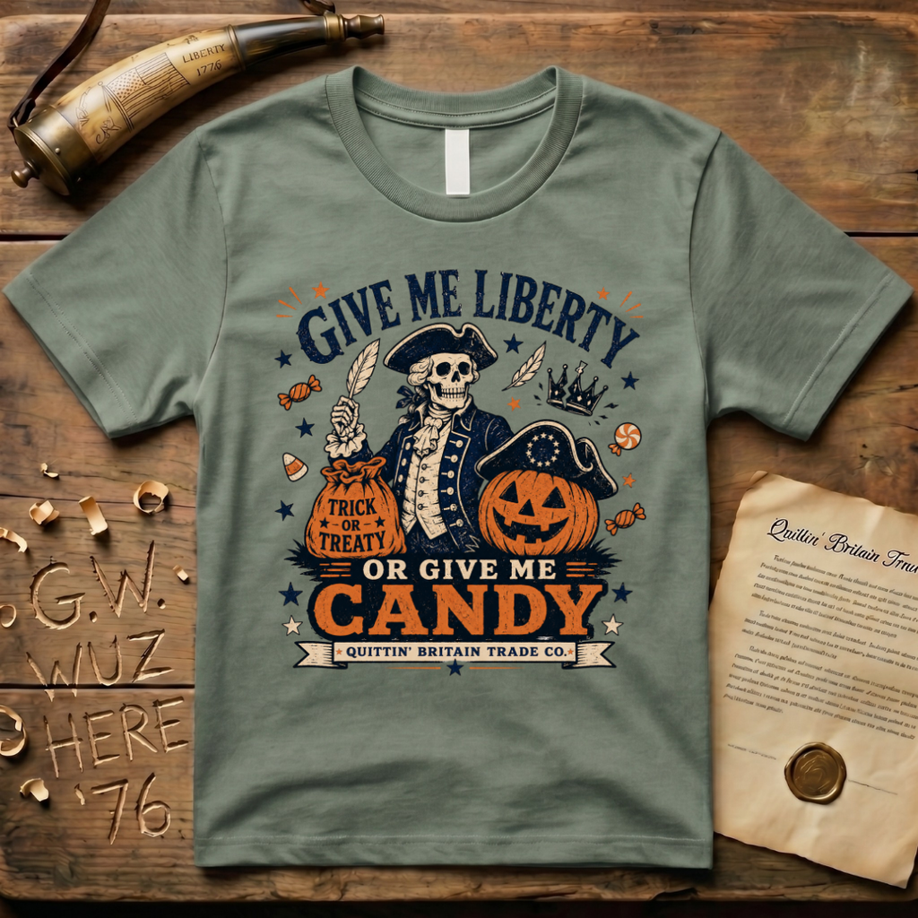 Give Me Liberty or Give Me Candy Halloween T-Shirt
