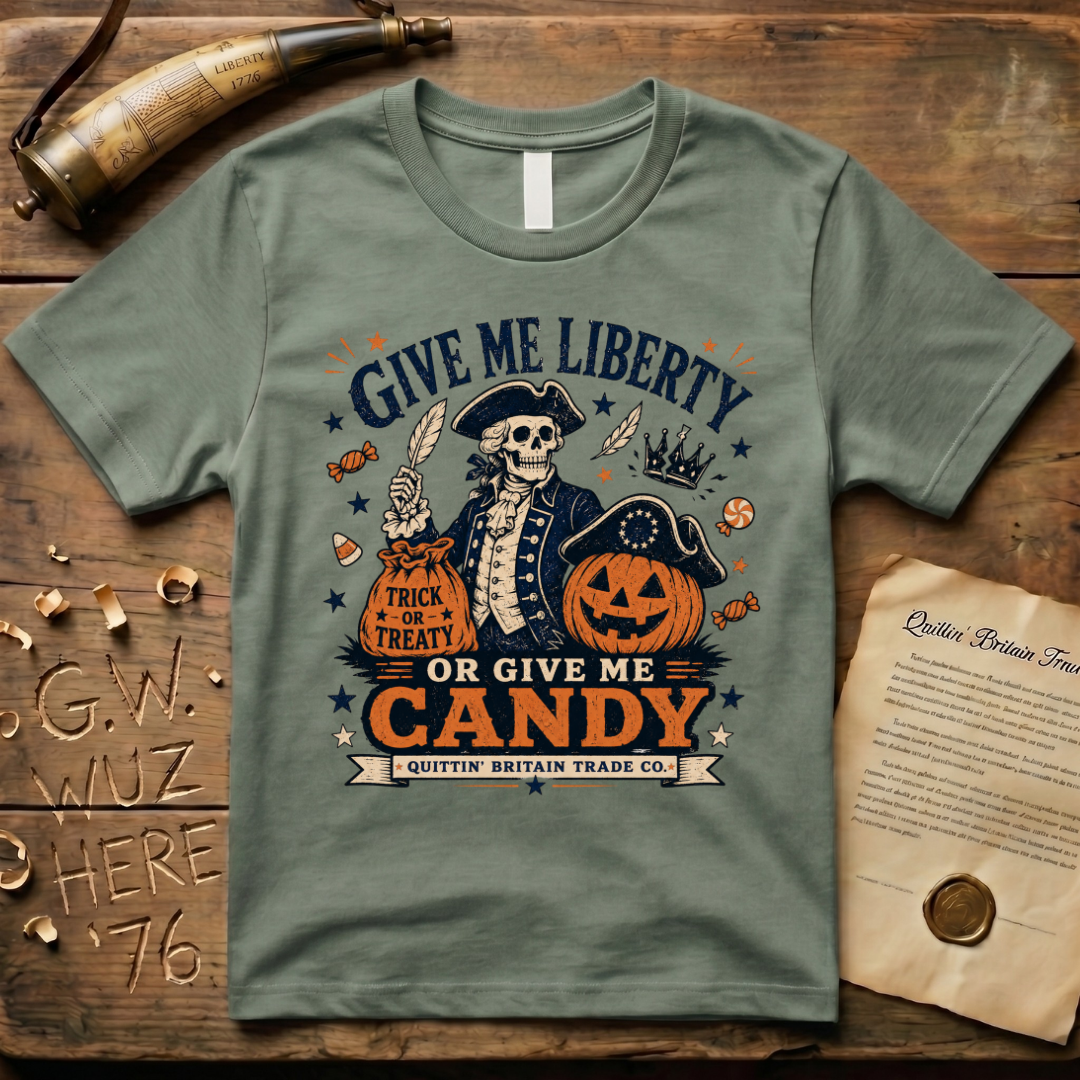 Give Me Liberty or Give Me Candy Halloween T-Shirt