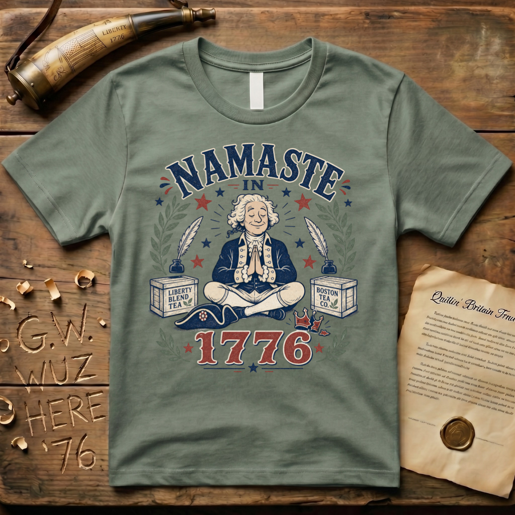Namaste in 1776 Yoga T-Shirt