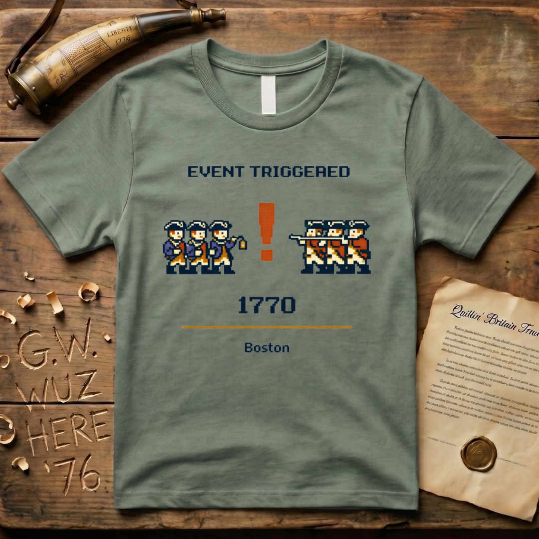 8-Bit Event Triggered Boston 1770 T-Shirt