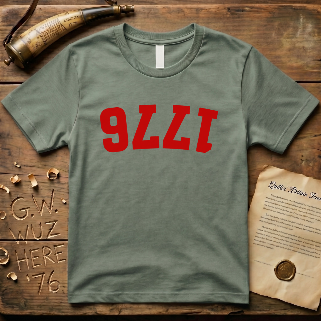 Red Upside Down 1776 T-Shirt