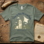 Lila - General Howe's Captured Dog - Even in War, We Love Dogs Light T-Shirt