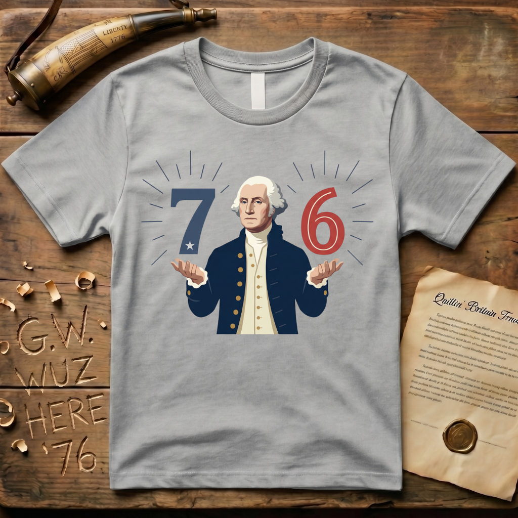 George Washington 1776 6-7 7-6 T-Shirt